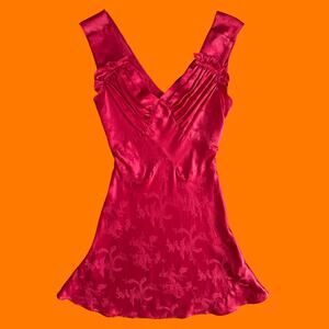 Réalisation Par The Roxy 100% Silk Mini Dress XS